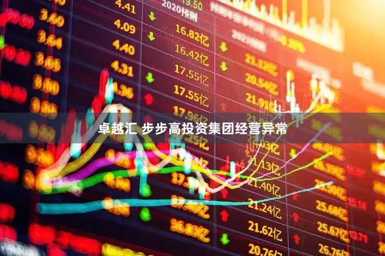 卓越汇 步步高投资集团经营异常