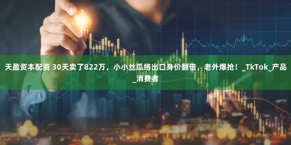 天盈资本配资 30天卖了822万，小小丝瓜络出口身价翻倍，老外爆抢！_TkTok_产品_消费者