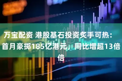 万宝配资 港股基石投资炙手可热： 首月豪掷185亿港元，同比增超13倍